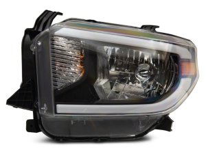 Toyota Tundra LED Headlights - Raxiom - Axial Series with SEQL LED Bar - Black - `14-`21