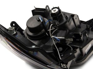 Toyota Tundra LED Headlights - Raxiom - Axial Series Projector with LED Bar - Black - `14-`21