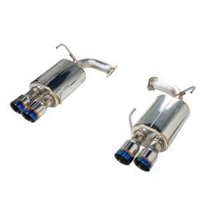 Subaru WRX Performance Exhaust - Rear - Remark - Axle Back, Dual Wall Tip - Burnt Stainless Steel - `15-`21