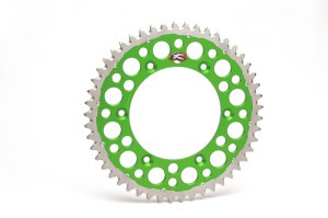 Kawasaki KX450XC Rear Sprocket - Renthal - Twinring - Green - `04-`23
