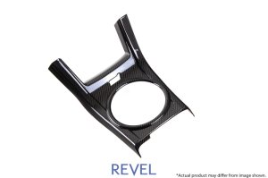 Subaru WRX STI Shifter Panel Cover - Revel - GT Dry Carbon - `15-`18 Subaru WRX STI Shifter Panel Cover - Revel - GT Dry Carbon - `15-`18