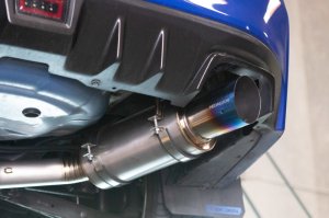 Subaru STi Performance Exhaust - Revel - Ultra Ti Titanium Single Exit Catback - `15-`21 Subaru STi Performance Exhaust - Revel - Ultra Ti Titanium Single Exit Catback - `15-`21