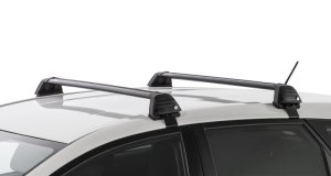Volvo S60 Roof Rack - Rhino-Rack - Vortex ROC25 Flush 2 Bar - Black - `01-`09