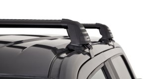 Ford F150 Supercrew Roof Rack - Rhino-Rack - Vortex ROC25 Flush 2 Bar - Black - `04-`08