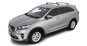 Kia Sorento Roof Rack - Front + Rear - Rhino-Rack - Vortex RVP - Black - `16-`20