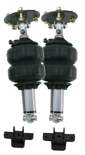 GMC Sierra 1500 Air Suspension Kit - Front - Ridetech - Rebound Adjustable HQ Shockwaves - `07-`18
