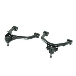 GMC Sierra 1500 Control Arms - Front Upper - Ridetech - StrongArms - Satin Black - `07-`16