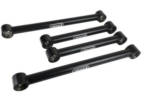 Ram 1500 Suspension Traction Bar - Rear - Ridetech - StrongArms with R-Joints - Satin Black - `09-`26