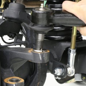 Jeep Wrangler Unlimited Steering System Kit - RockJock - Currectlync w/ Flipped Drag Link - Gloss Black - `07-`18