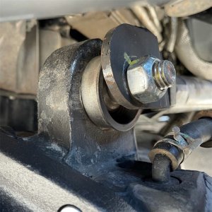 Jeep Wrangler Suspension Arms & Components - Front - RockJock - Johnny Joint Uni-Ball - Clear Zinc - `18-`23