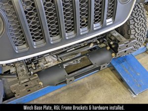 Jeep Gladiator JT Winch Mounts - Front - RockJock - Winch Plate Kit