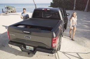 Chevrolet Silverado 3500 Retractable Tonneau Cover - Roll-N-Lock - E-Series Electric - Powder-coated - `15-`19