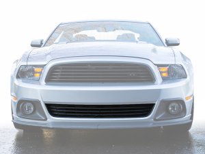 Ford Mustang Grille - Lower - Roush - Roush Tri-bar - Black - `13-`14