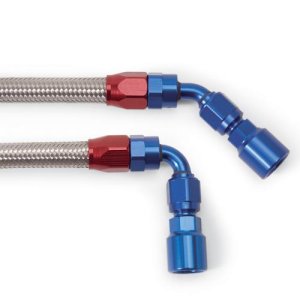 Dodge Magnum Fuel Hose Kit - Russell - Stainless Steel Braided Hoses and Anodized Aluminum Hose Ends - `05-`08