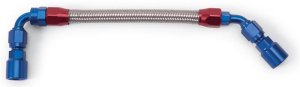 Pontiac GTO Fuel Hose Kit - Russell - Stainless Steel Braided with Anodized Aluminum Hose Ends - `05-`06
