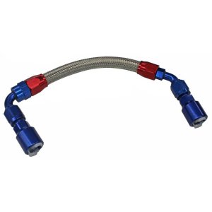 Pontiac G8 Fuel Hose Kit - Russell - Stainless Steel Braided Hoses and Anodized Aluminum Hose Ends - 2008