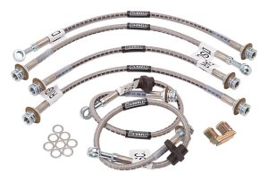 Toyota Land Cruiser Brake Line Kit - Russell - Stainless Steel Braided Hose - `07-`12