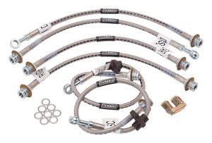 Toyota Land Cruiser Brake Line Kit - Russell - Stainless Steel Braided Hose - `07-`12