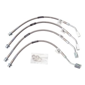 Chevrolet Corvette Brake Line Kit - Front + Rear - Russell - Stainless Steel Braided - `97-`04