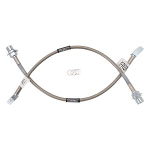 Ford Mustang Brake Line Kit - Front - Russell - Stainless Steel Braided Hose - `99-`01