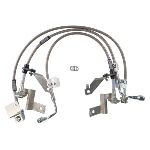 Ford Lightning Brake Line Kit - Russell - 3 Lines Per Kit, Stainless Steel Braided Hose, Zinc Plated Fittings - `99-`03 Ford Lightning Brake Line Kit - Russell - 3 Lines Per Kit, Stainless Steel Braided Hose, Zinc Plated Fittings - `99-`03