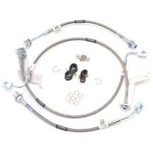 Ford Mustang Brake Line Kit - Front + Rear - Russell - Stainless Steel Braided Hose - `99-`04
