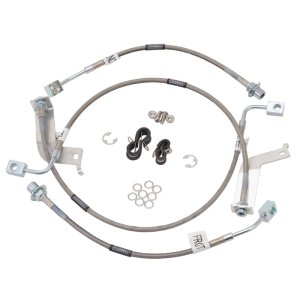 Ford Mustang Brake Line Kit - Front + Rear - Russell - Stainless Steel Braided Hose - `99-`04