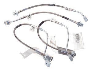 Ford Mustang Brake Line Kit - Russell - Stainless Steel Braided Hose - `99-`04