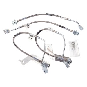 Ford Mustang Brake Line Kit - Russell - Stainless Steel Braided Hose - `99-`04
