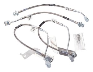 Ford Mustang Brake Line Kit - Russell - Stainless Steel Braided Hose - `99-`04