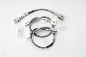 Chevrolet Silverado Brake Line Kit - Front Disc, Rear Drum - Russell - Stainless Steel Braided Hose - `07-`08