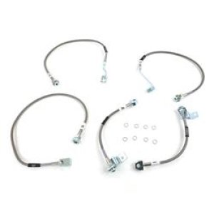 Ford Excursion Brake Line Kit - Russell - Stainless Steel Braided - `99-`06