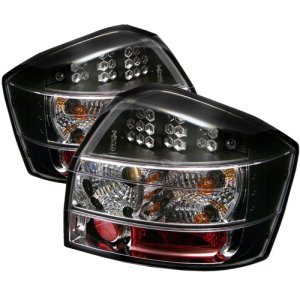 Audi A4 LED Tail Lights - SPYDER - Black - `02-`05