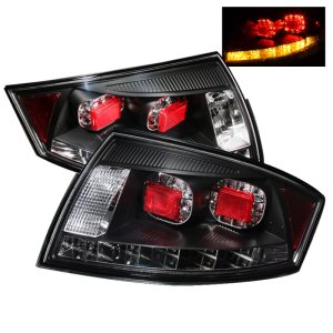 Audi TT Tail Lights - SPYDER - LED - Black - `00-`06 Audi TT Tail Lights - SPYDER - LED - Black - `00-`06