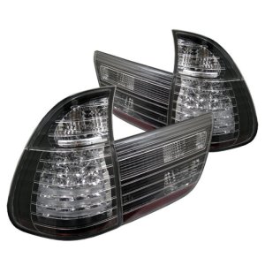 BMW X5 LED Tail Lights - SPYDER - Black - `00-`06 BMW X5 LED Tail Lights - SPYDER - Black - `00-`06