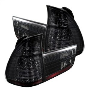 BMW X5 Tail Lights - SPYDER - LED - Smoke - `00-`06 BMW X5 Tail Lights - SPYDER - LED - Smoke - `00-`06