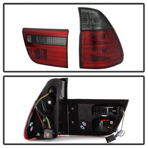 BMW X5 Tail Light Set - SPYDER - Euro Style - Red Smoke - `00-`06 BMW X5 Tail Light Set - SPYDER - Euro Style - Red Smoke - `00-`06