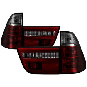 BMW X5 Tail Light Set - SPYDER - Euro Style - Red Smoke - `00-`06 BMW X5 Tail Light Set - SPYDER - Euro Style - Red Smoke - `00-`06