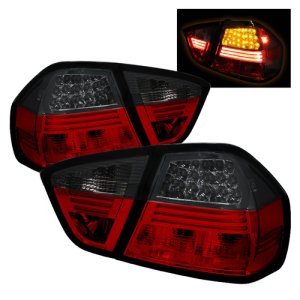 BMW 3 Series LED Tail Lights - SPYDER - Red Smoke - `06-`08 BMW 3 Series LED Tail Lights - SPYDER - Red Smoke - `06-`08