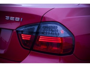 BMW 3 Series LED Tail Lights - SPYDER - Red Smoke - `06-`08 BMW 3 Series LED Tail Lights - SPYDER - Red Smoke - `06-`08