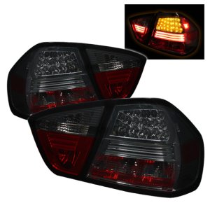 BMW 3 Series LED Tail Lights - SPYDER - Smoke - `06-`08 BMW 3 Series LED Tail Lights - SPYDER - Smoke - `06-`08