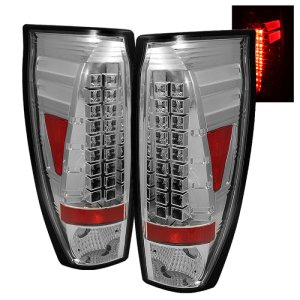 Chevrolet Avalanche Tail Lights - SPYDER - LED - Chrome - `02-`06