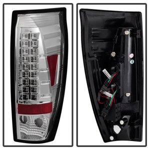 Chevrolet Avalanche Tail Lights - SPYDER - LED - Chrome - `02-`06