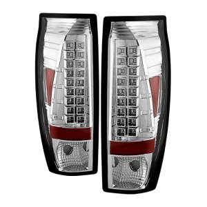 Chevrolet Avalanche Tail Lights - SPYDER - LED - Chrome - `02-`06