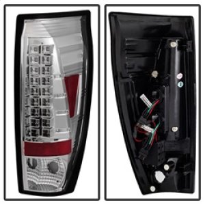Chevrolet Avalanche Tail Lights - SPYDER - LED - Chrome - `02-`06