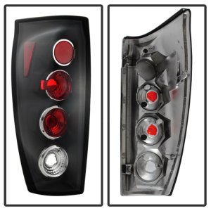 Chevrolet Avalanche Tail Lights - SPYDER - Euro Style - Black - `02-`06