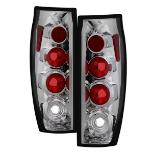 Chevrolet Avalanche Tail Lights - Rear - SPYDER - Euro Style - Chrome - `02-`06