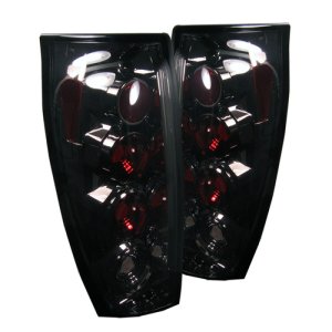 Chevrolet Avalanche Tail Lights - SPYDER - Euro Style - Smoke - `02-`06