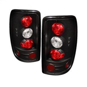 GMC Yukon Denali Tail Lights - SPYDER - Euro Style - Black - `00-`06