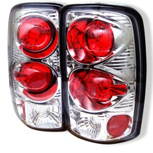 Chevrolet Suburban Tail Light Set - SPYDER - Euro Style - Chrome - `00-`06